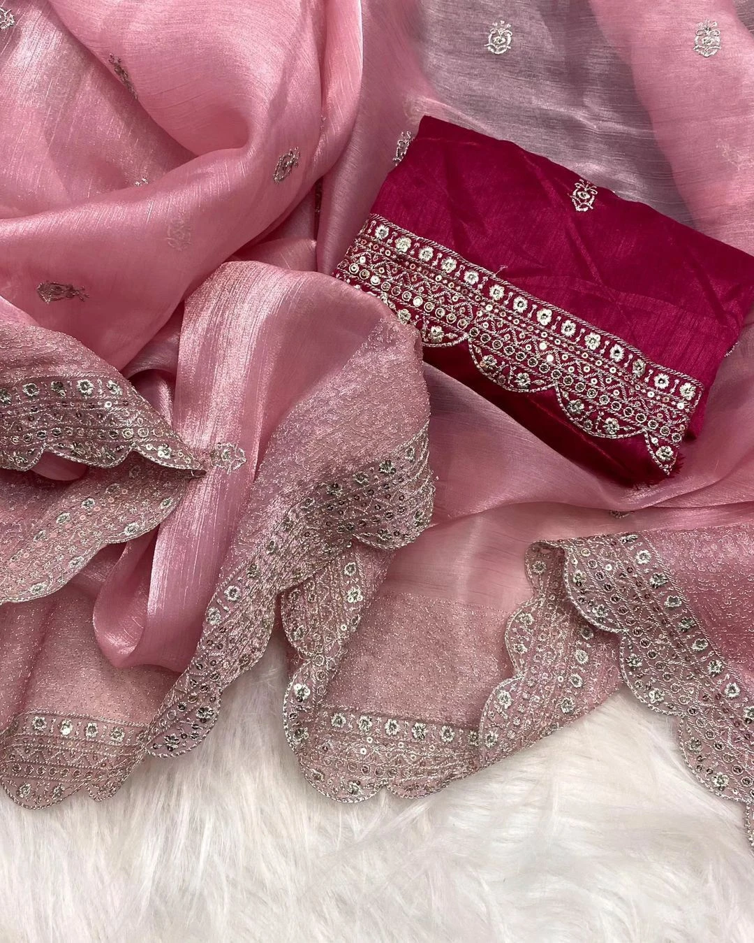 Vardan Ethnic Bt-3110 Pure Soft Zimmy Choo Silk Wholesale Fancy Sarees Catalog — Wholesale Sarees, MPA wholesale from Surat - Gallery Image 6